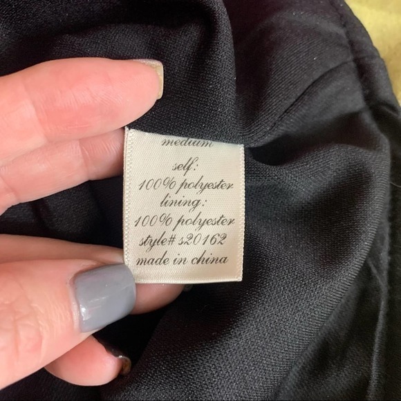 MIAMI Black & Gold Sequin Baroque Pattern Mini Skirt - Picture 11 of 11